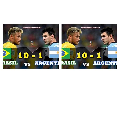 argentina vs brazil 10-1 is it true or fake